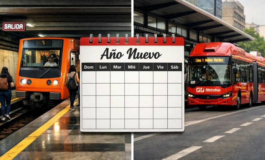 Horarios del Metro CDMX y Metrobús: Apertura y Cierre el 31 de Diciembre y 1 de Enero