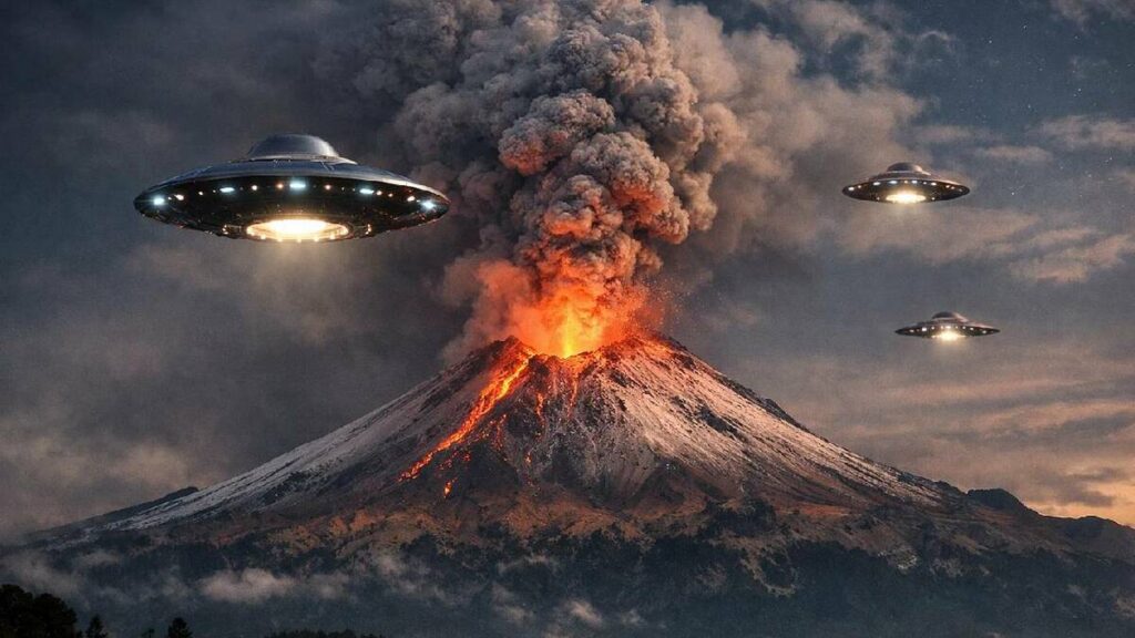 Ovnis en el Popocatépetl: Extraños Objetos Luminosos Captados sobre el Volcán en la Última Noche de 2025