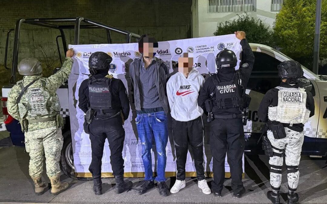 Michoacán: Dos hombres arrestados tras persecución policial por intento de asesinato de policías municipales