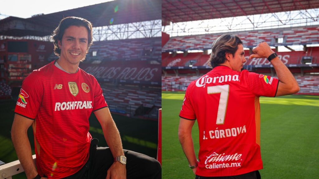 Sebastián Córdova se une a Toluca para el Clausura 2026 al ritmo de Cristian Castro