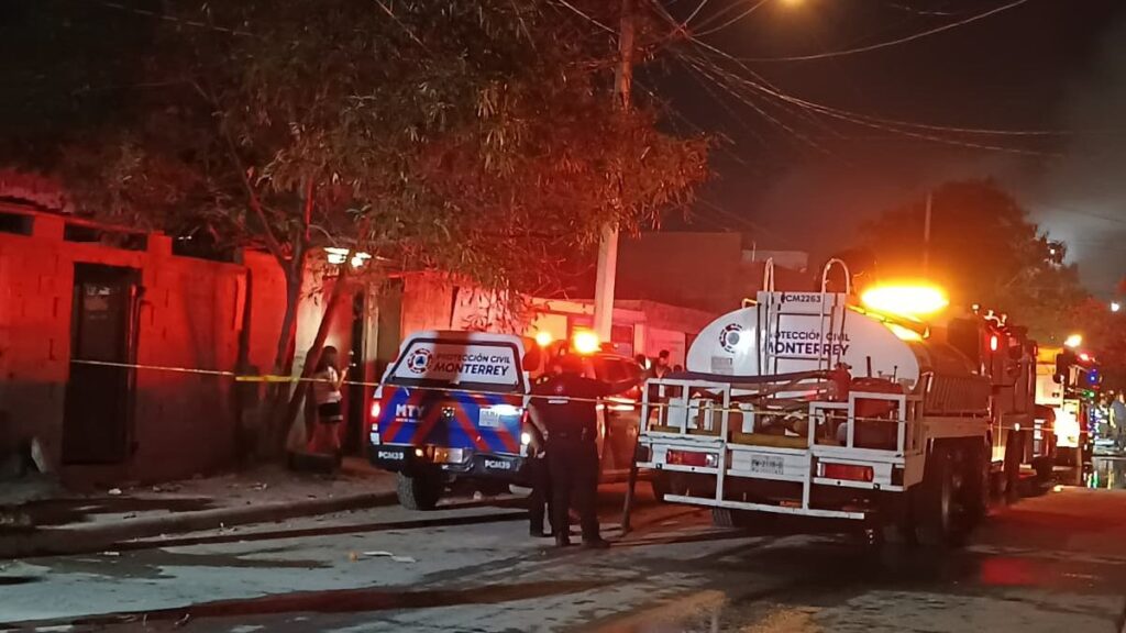 Incendio en Monterrey: Tejabán en la Colonia La Alianza Consume Sin Lesionados