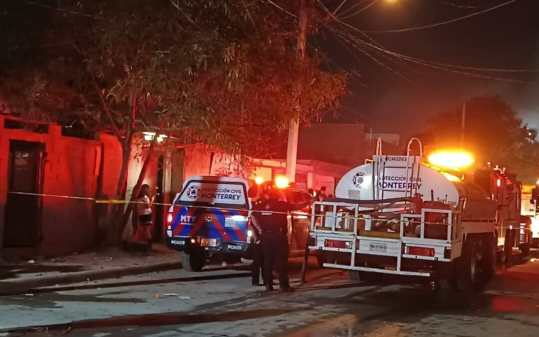 Incendio en Monterrey: Tejabán en la Colonia La Alianza Consume Sin Lesionados