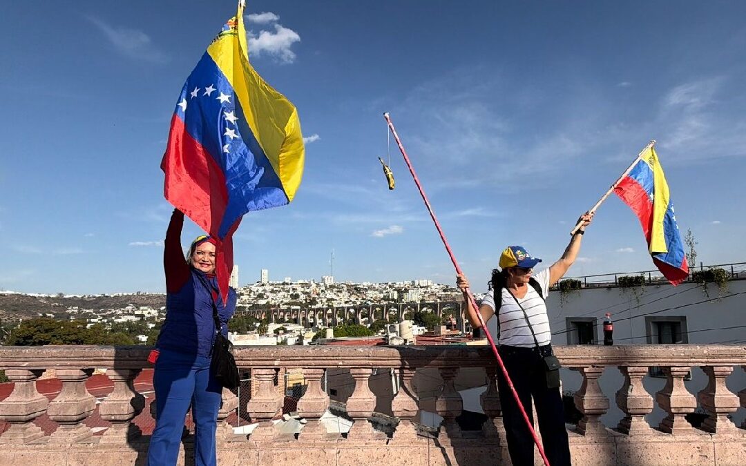 Venezolanos en Querétaro Celebran la Detención de Nicolás Maduro por Estados Unidos