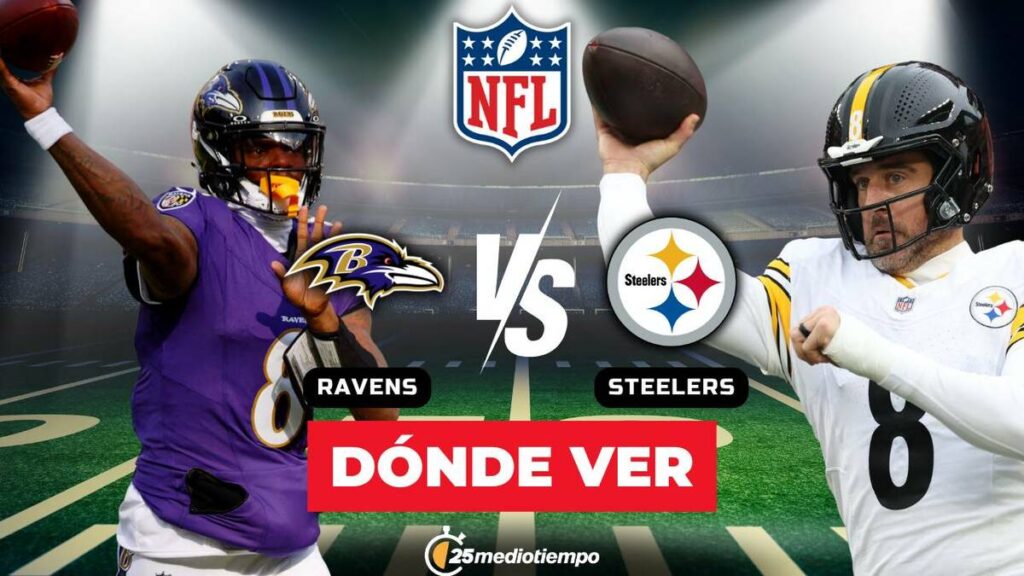 Steelers vs Ravens: Hora y Canal para Ver el Partido de la Semana 18 de la NFL 2026