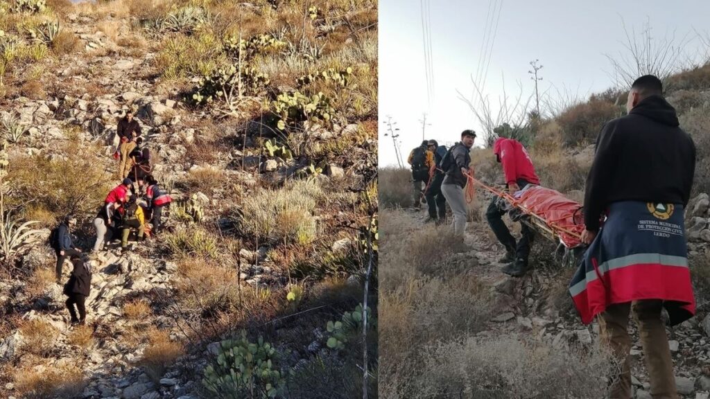 Accidente en el Cerro de las Noas: Senderista sufre fractura de tobillo