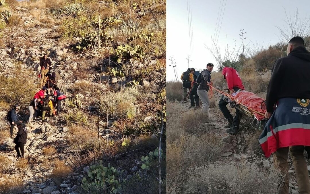 Accidente en el Cerro de las Noas: Senderista sufre fractura de tobillo