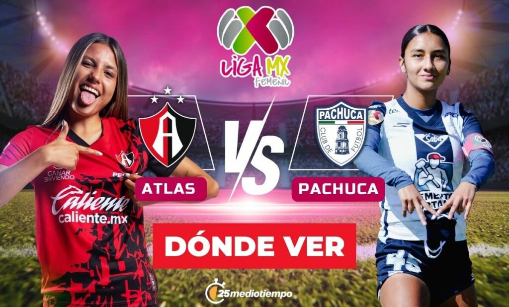 Atlas Femenil y Pachuca Femenil: Hora y Dónde Ver EN VIVO el Partido de la Jornada 1 del Clausura 2026