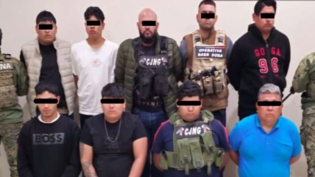 Alerta: Capturan a 9 Presuntos Miembros de La Barredora CJNG en Tecamachalco, Puebla