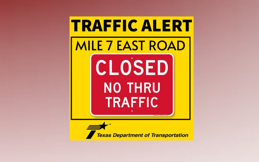 Cierre de Mile 7 East en McAllen: Trabajos de Rehabilitación Vial Comienzan el 19 de Enero