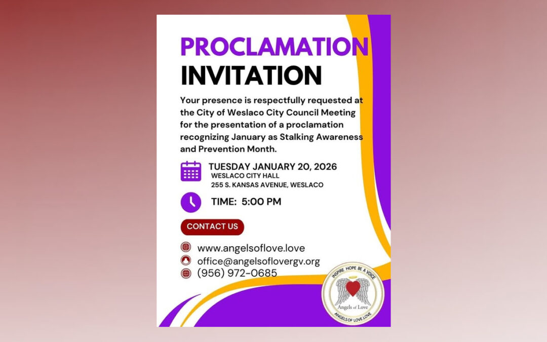 Weslaco declara enero como el Mes de Concientización sobre el Acecho